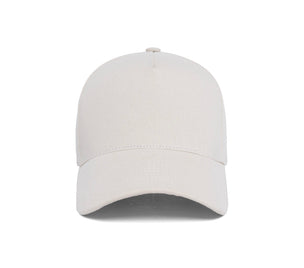 Clean Bone Brushed Twill 5-Panel wool baseball cap