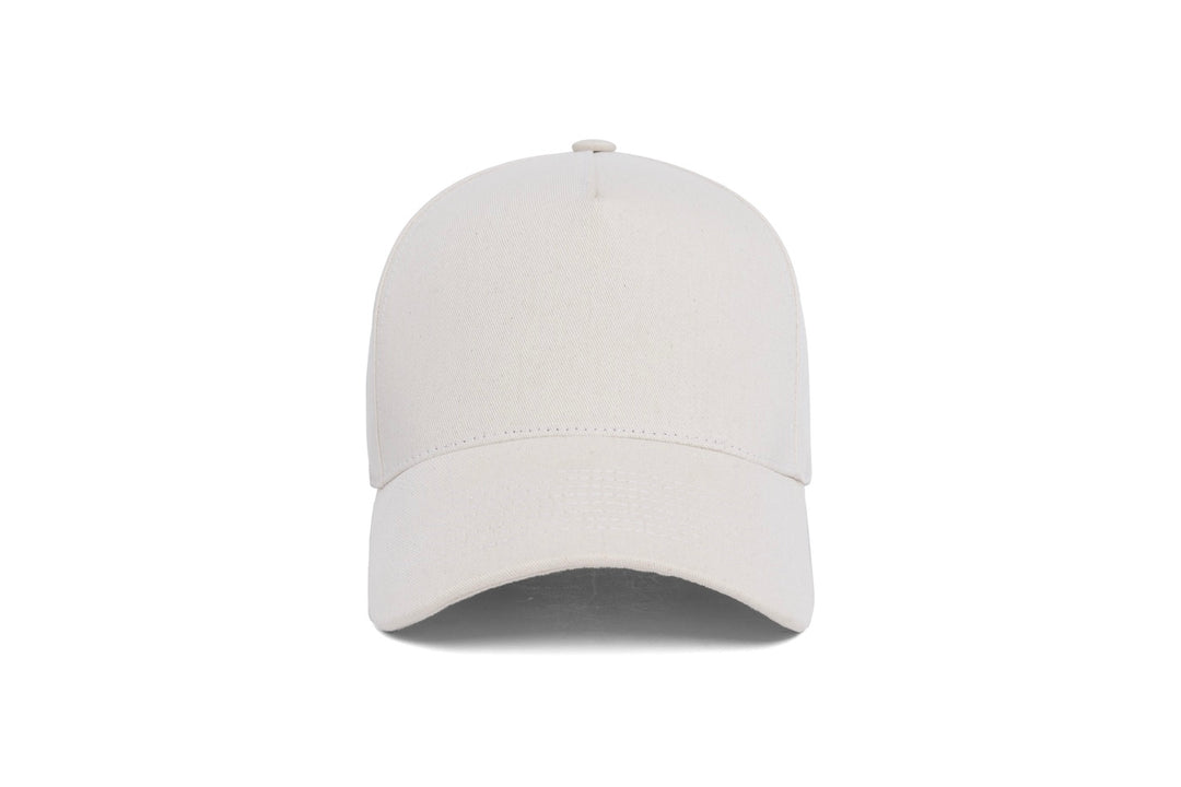 Clean Bone Brushed Twill 5-Panel wool baseball cap