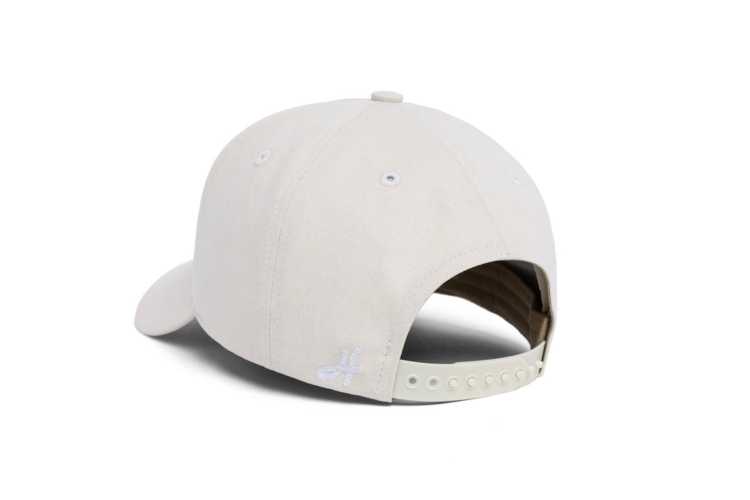 Clean Bone Brushed Twill 5-Panel wool baseball cap