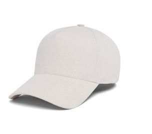 Clean Bone Brushed Twill 5-Panel wool baseball cap