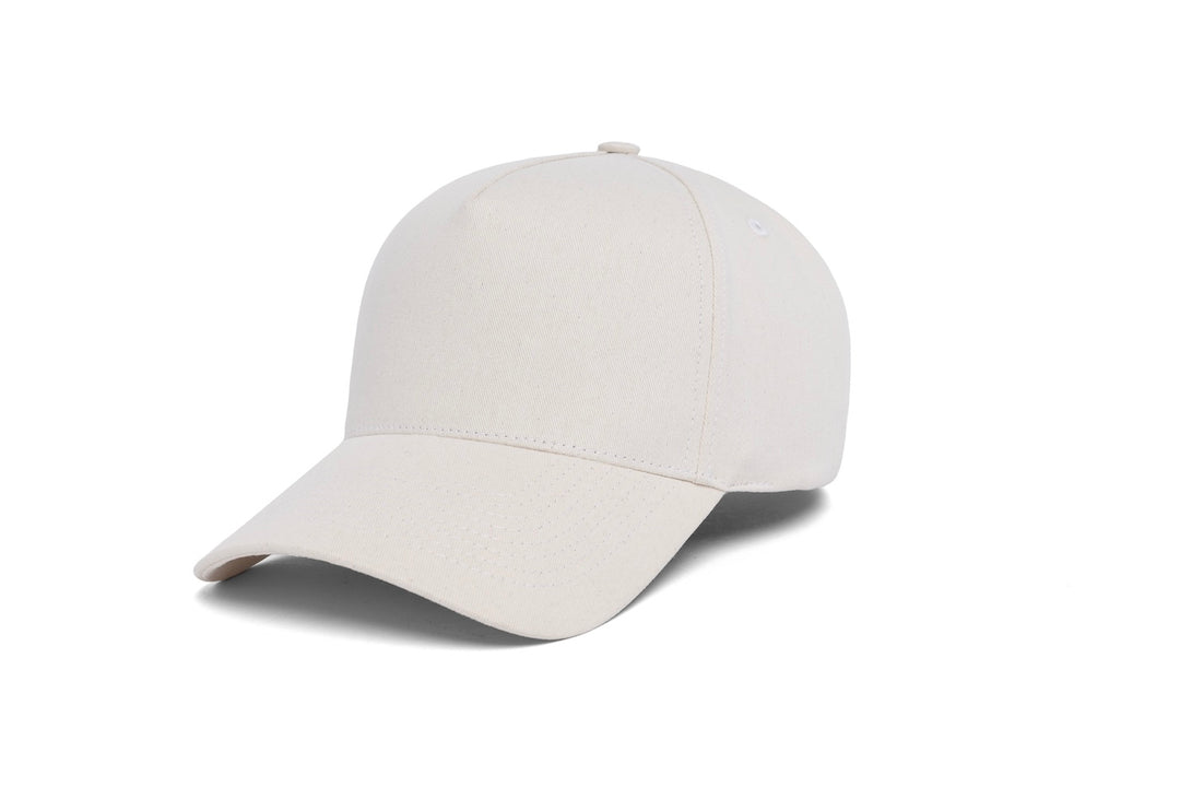 Clean Bone Brushed Twill 5-Panel wool baseball cap