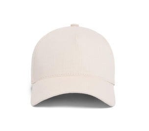 Clean Bone Twill 5-Panel wool baseball cap