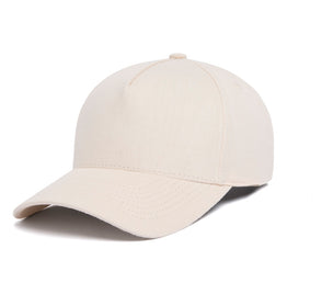 Clean Bone Twill 5-Panel wool baseball cap