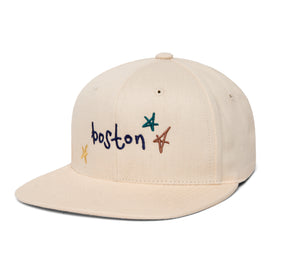 Boston Scribble wool baseball cap