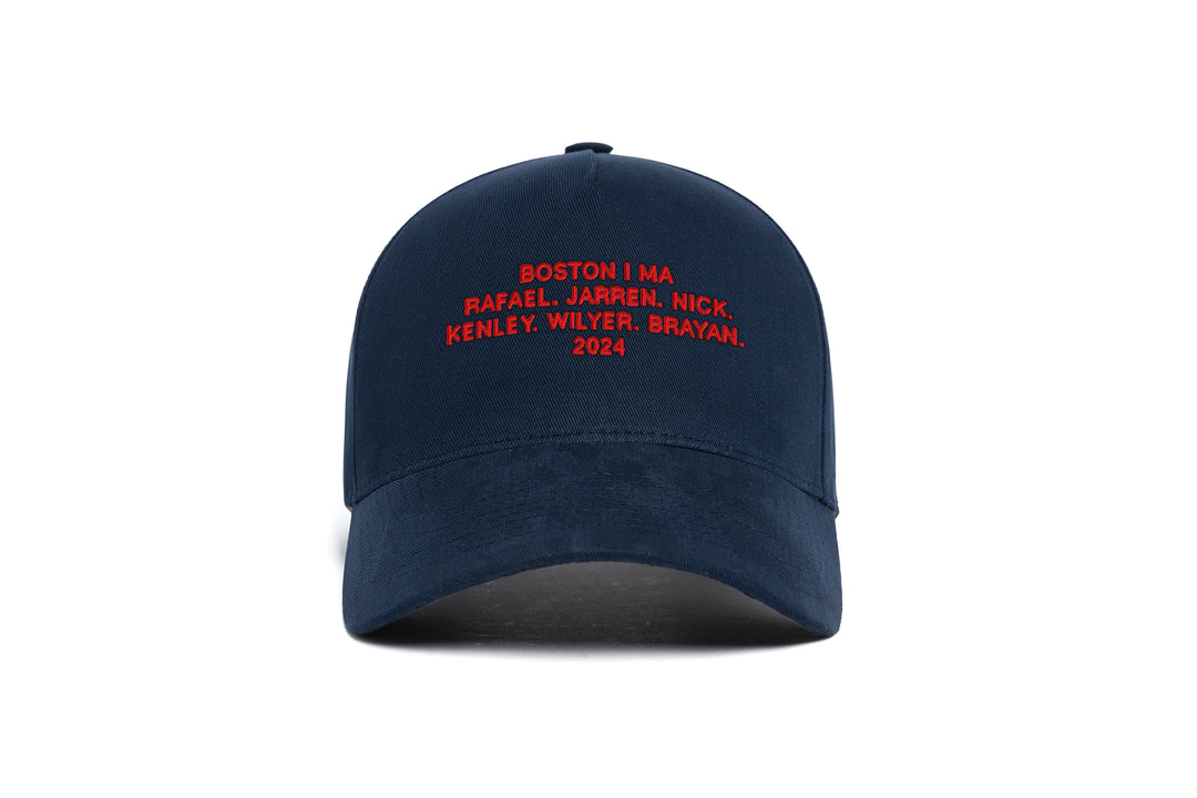 Boston 2024 Name 5-Panel wool baseball cap