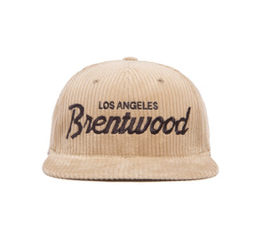 Brentwood 6-Wale Cord wool baseball cap