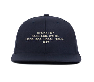 Bronx 1927 Name wool baseball cap