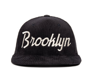 Brooklyn 6-Wale Cord wool baseball cap