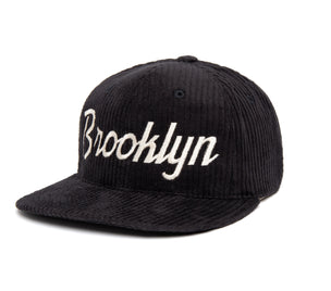 Brooklyn 6-Wale Cord wool baseball cap