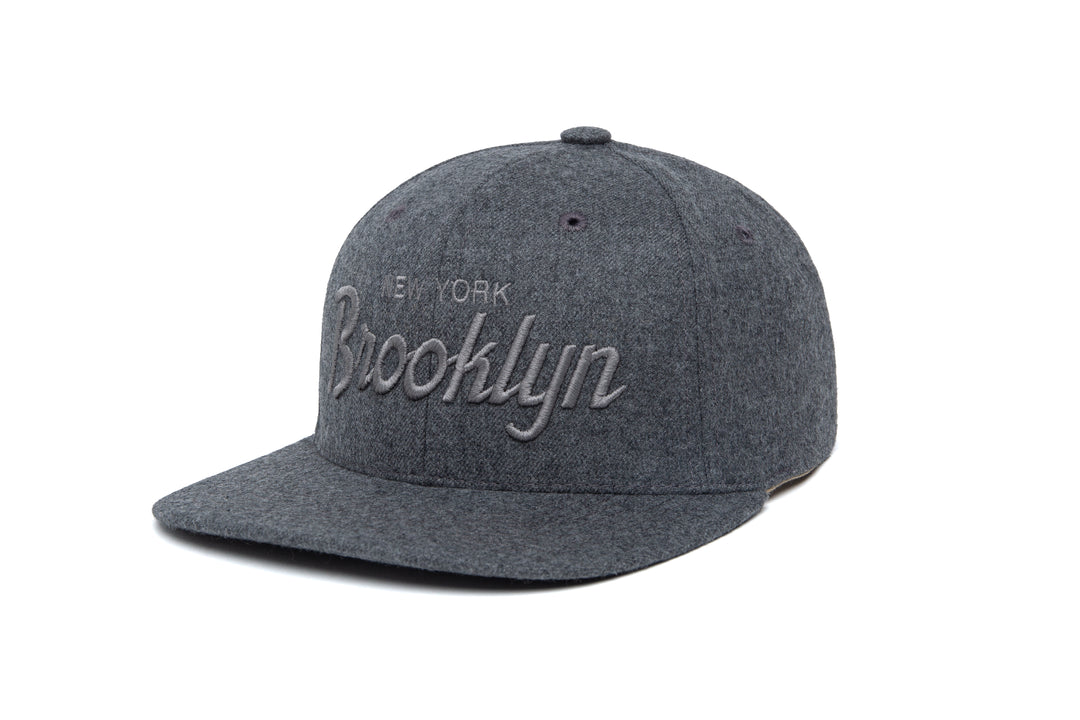 Brooklyn Tonal 3D wool baseball cap