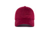 Clean Burgundy 21-Wale Cord Dad Hat
    wool baseball cap indicator