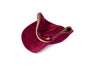 Clean Burgundy 21-Wale Cord Dad Hat
    wool baseball cap indicator