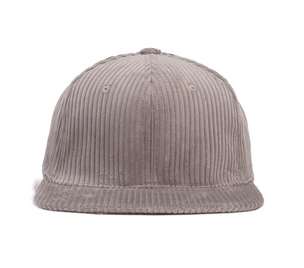 Clean Grey 6-Wale CORD wool baseball cap