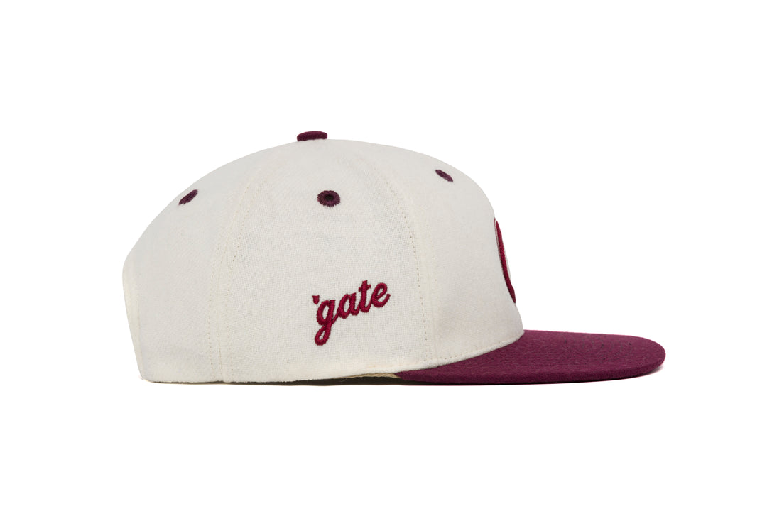 COLGATE Logo 3D Chain Two Tone Wool wool baseball cap