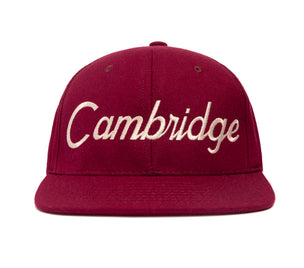 Cambridge wool baseball cap