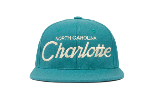 Charlotte wool baseball cap