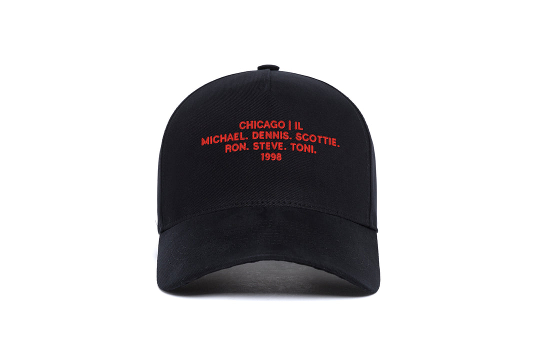 Chicago 1998 Name 5-Panel wool baseball cap