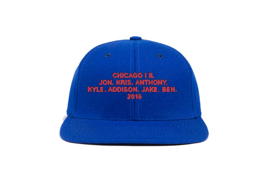 Chicago 2016 Name wool baseball cap