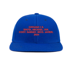 Chicago 2024 Name wool baseball cap