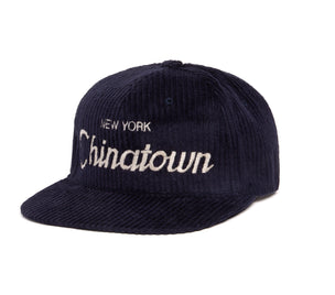 Chinatown 6-Wale Cord wool baseball cap