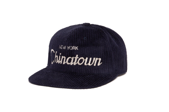 Chinatown 6-Wale Cord wool baseball cap