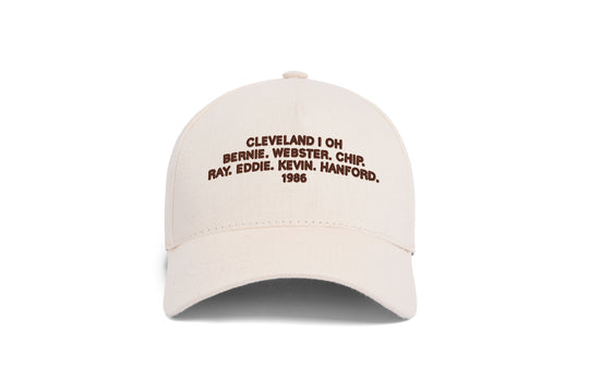 Cleveland 1986 Name 5-Panel wool baseball cap