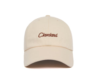 Cleveland Microscript Dad wool baseball cap