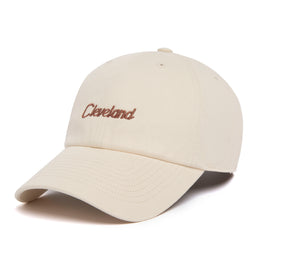 Cleveland Microscript Dad wool baseball cap