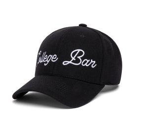 College Bar Journey Snapback Curved wool baseball cap