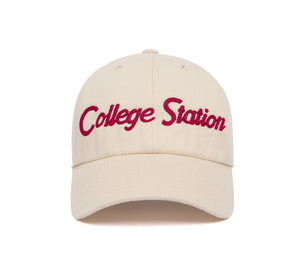 College Station Chain Dad wool baseball cap