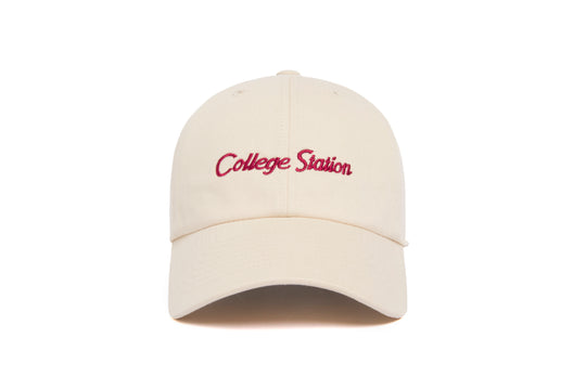 College Station Microscript Dad wool baseball cap