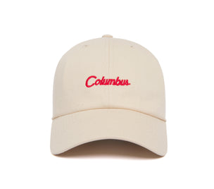 Columbus Microscript Dad wool baseball cap