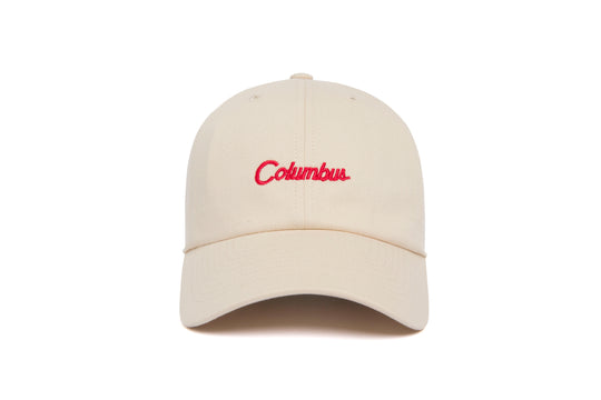 Columbus Microscript Dad wool baseball cap