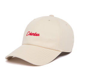 Columbus Microscript Dad wool baseball cap