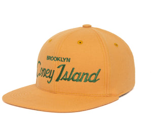 Coney Island wool baseball cap