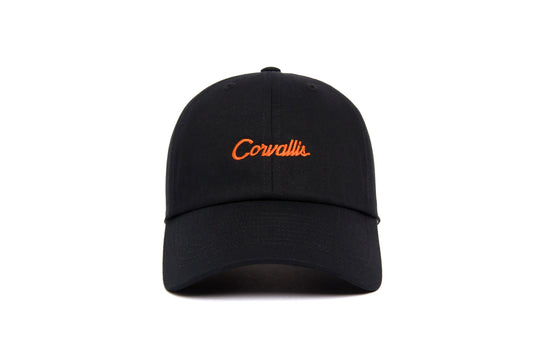 Corvallis Microscript Dad wool baseball cap