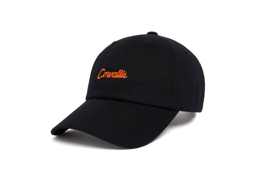 Corvallis Microscript Dad wool baseball cap