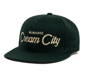 Cream City wool baseball cap