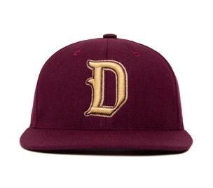 Ligature “D” 3D wool baseball cap