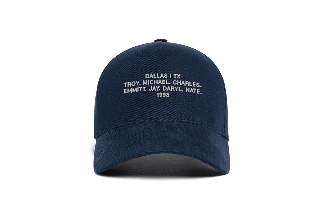 Dallas 1993 Name 5-Panel wool baseball cap