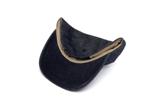 Clean Indigo Denim wool baseball cap