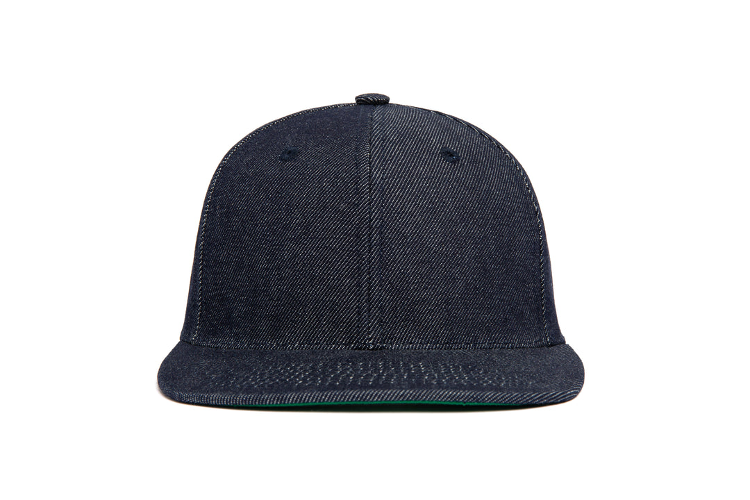 Clean Indigo Denim wool baseball cap