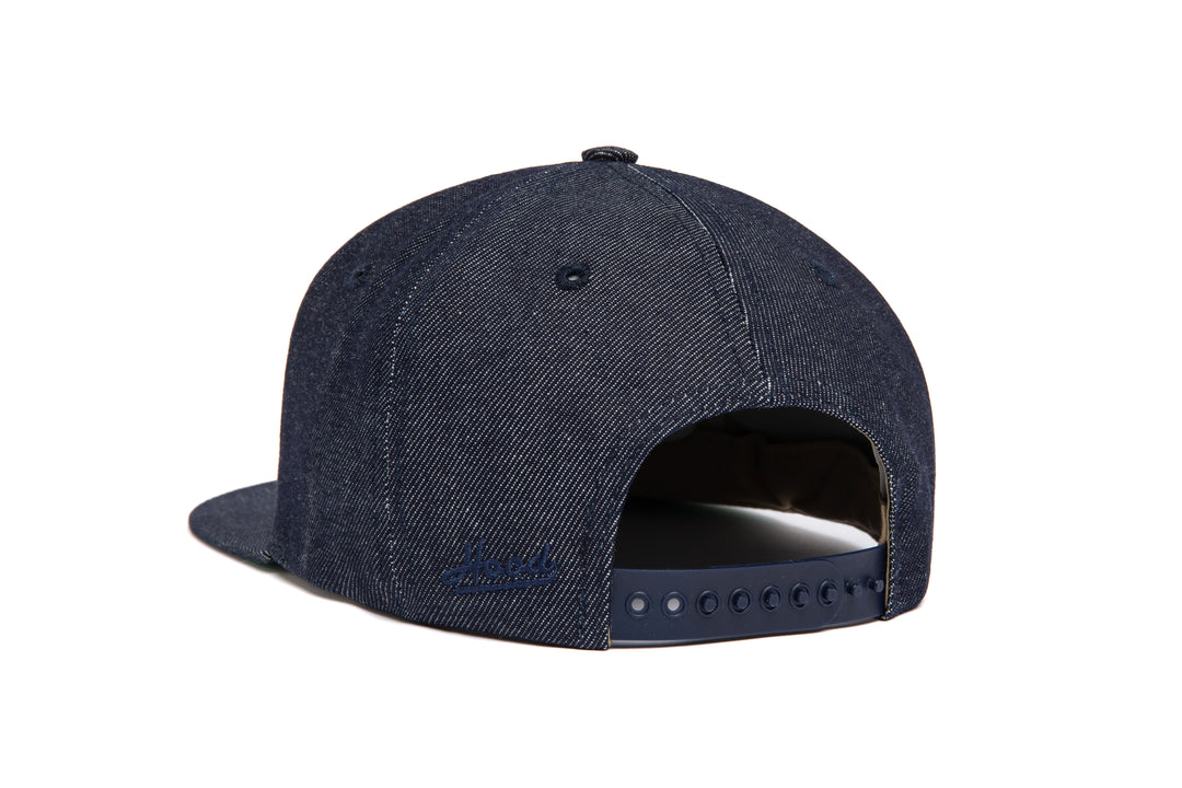 Clean Indigo Denim wool baseball cap