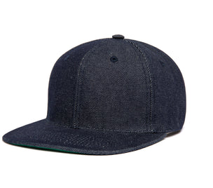 Clean Indigo Denim wool baseball cap