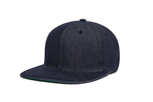 Clean Indigo Denim wool baseball cap