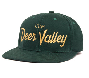 Deer Valley wool baseball cap