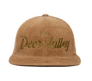 Deer Valley 6-Wale Cord wool baseball cap