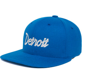 Detroit wool baseball cap