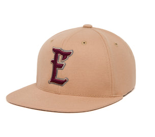 Ligature “E” 3D wool baseball cap