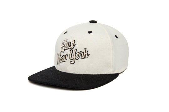 East New York 3D Tilt Two Tone wool baseball cap